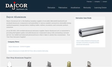 dajcor aluminum ltd|canadian aluminum companies.